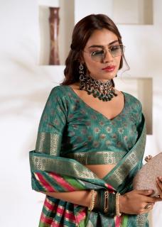 Rajpath violet silk surat textile market sarees  - wholesale export